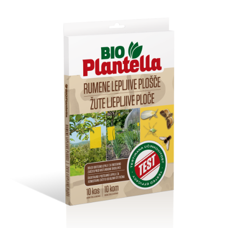 Bio Plantella žute ljepljive ploče odlična su mehanička i posve prirodna zaštita biljaka