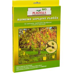 Bio Plantella rumene lepljive plošče